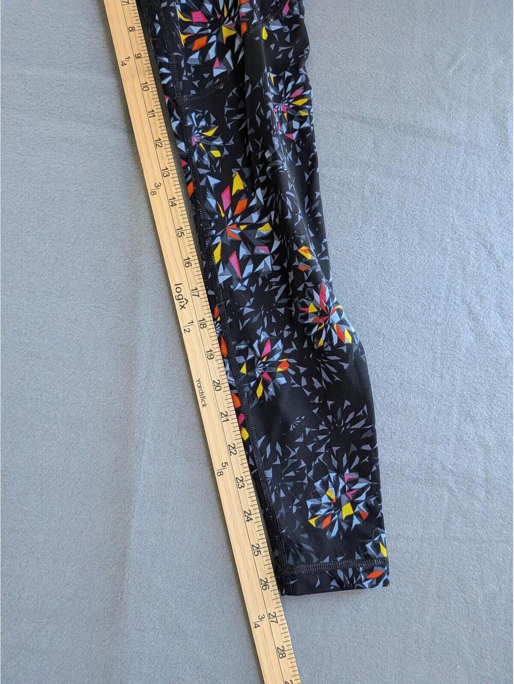 Sweaty Betty Geometric Leggings Womens XS 7/8 Ankle Pockets Yoga Gym Running - Picture 4 of 11